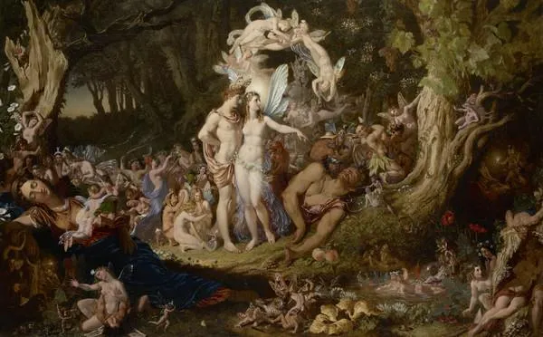 Împăcarea lui Oberon cu Titania, Joseph Noel Paton